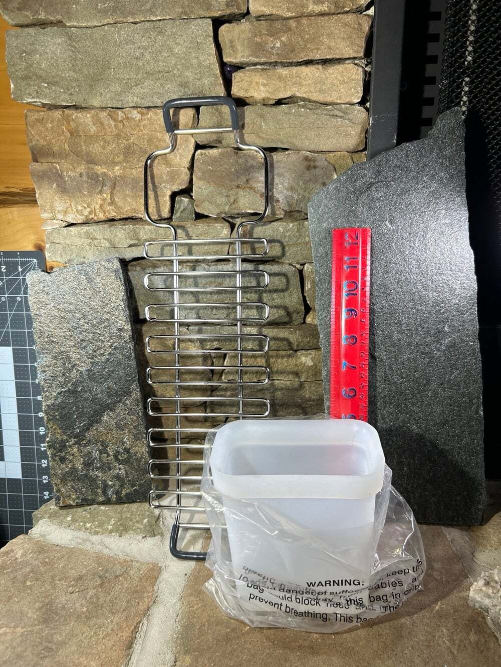 Kohler Sink Storage Rack with Cup Accessory #1202901-5-A NEW Stainless Steel